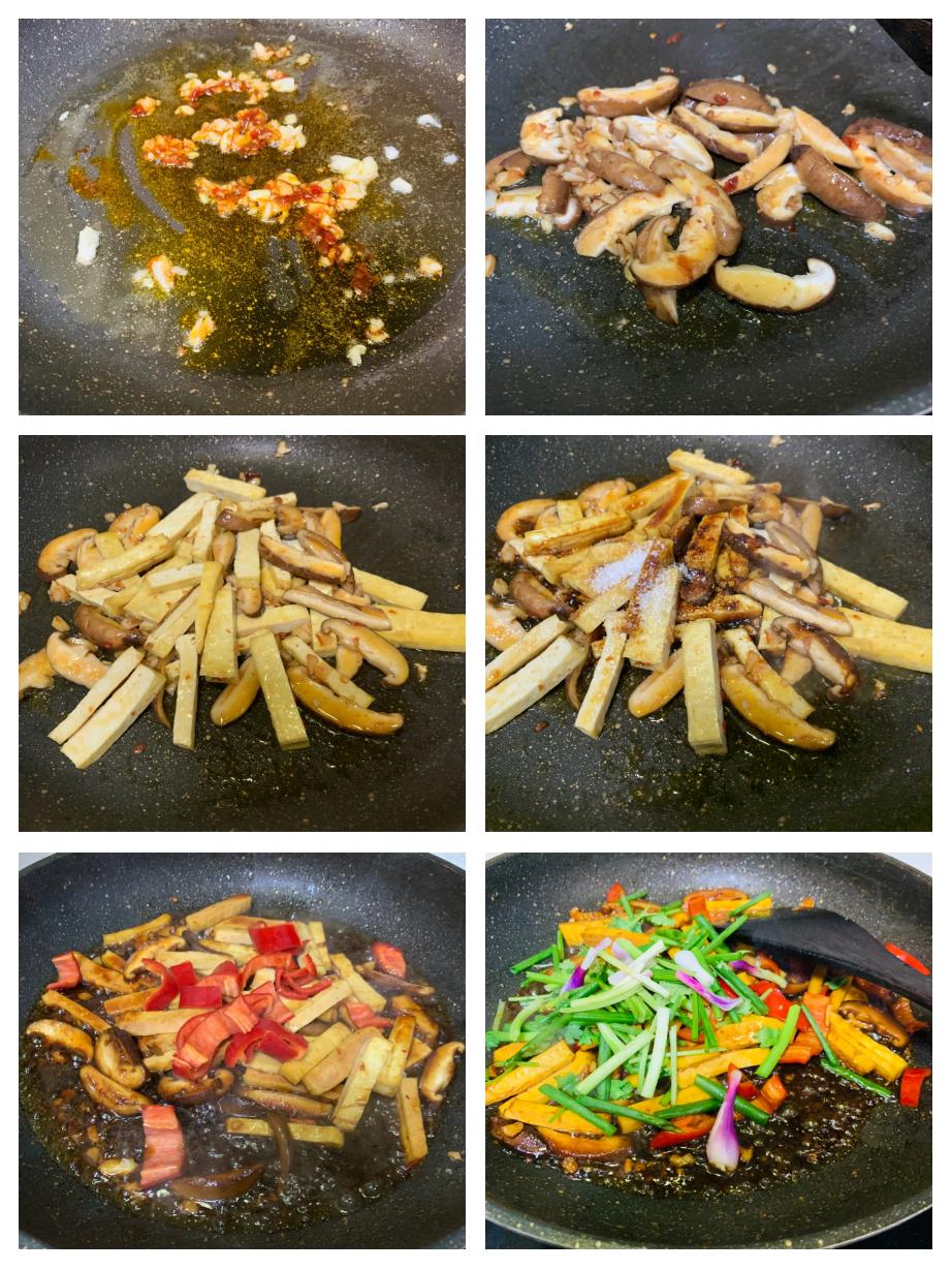 炒豆干的家常做法(大蒜苗炒豆干的家常做法)