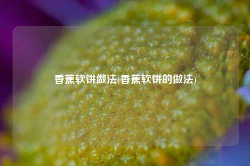 香蕉软饼做法(香蕉软饼的做法)